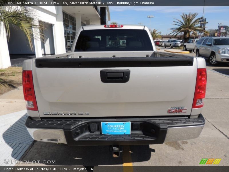 Silver Birch Metallic / Dark Titanium/Light Titanium 2009 GMC Sierra 1500 SLE Crew Cab