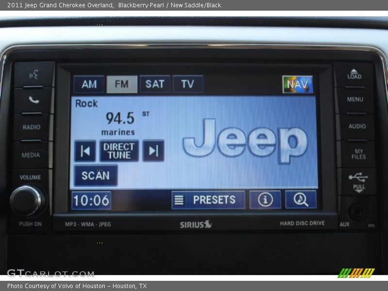 Blackberry Pearl / New Saddle/Black 2011 Jeep Grand Cherokee Overland