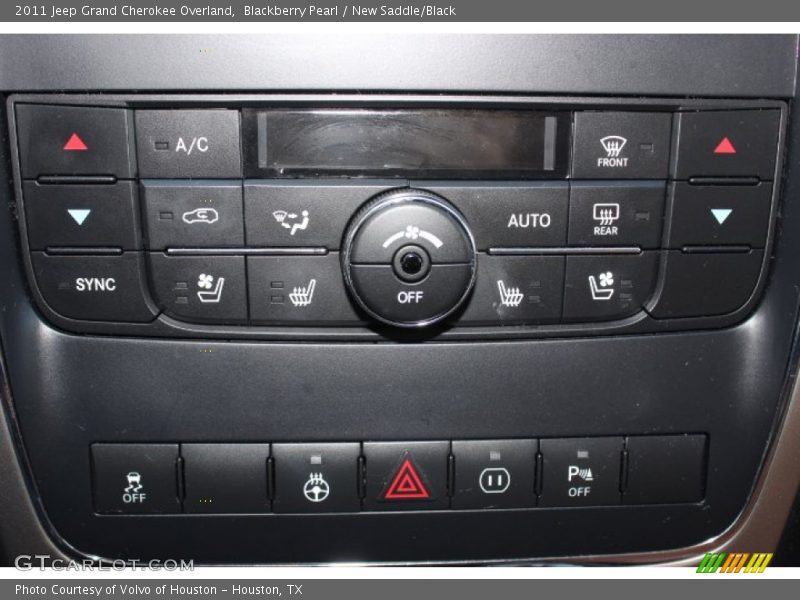 Blackberry Pearl / New Saddle/Black 2011 Jeep Grand Cherokee Overland