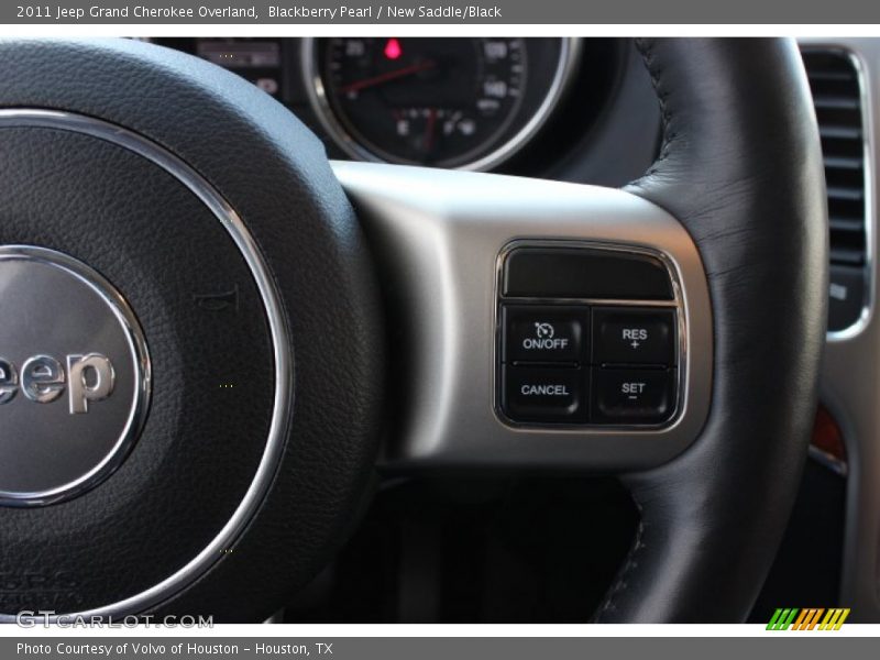 Blackberry Pearl / New Saddle/Black 2011 Jeep Grand Cherokee Overland