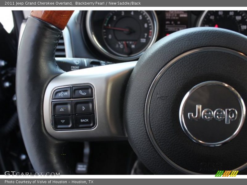 Blackberry Pearl / New Saddle/Black 2011 Jeep Grand Cherokee Overland