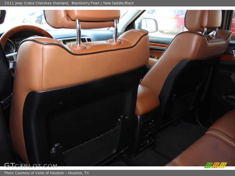 Blackberry Pearl / New Saddle/Black 2011 Jeep Grand Cherokee Overland
