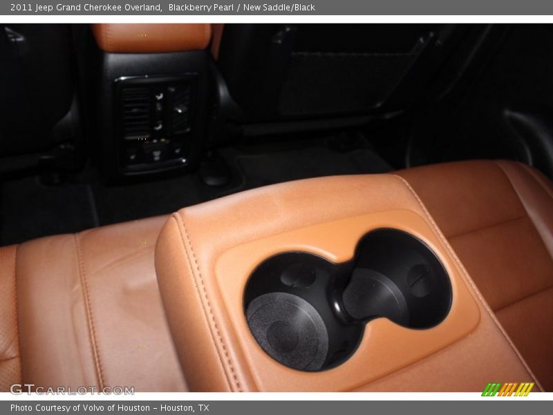 Blackberry Pearl / New Saddle/Black 2011 Jeep Grand Cherokee Overland