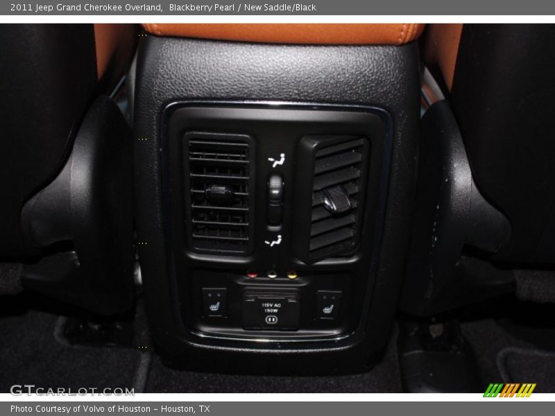 Blackberry Pearl / New Saddle/Black 2011 Jeep Grand Cherokee Overland