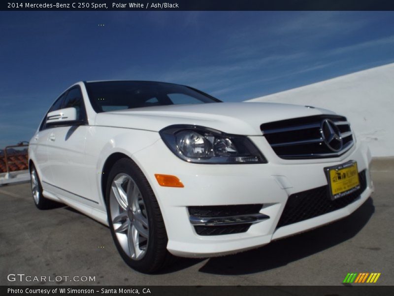 Polar White / Ash/Black 2014 Mercedes-Benz C 250 Sport