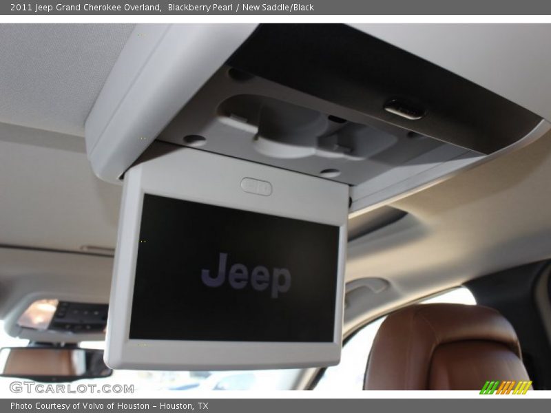Blackberry Pearl / New Saddle/Black 2011 Jeep Grand Cherokee Overland