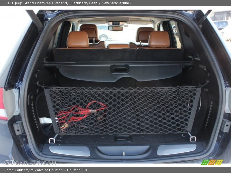 Blackberry Pearl / New Saddle/Black 2011 Jeep Grand Cherokee Overland