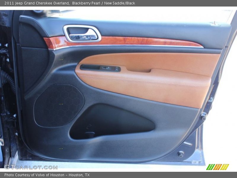Blackberry Pearl / New Saddle/Black 2011 Jeep Grand Cherokee Overland
