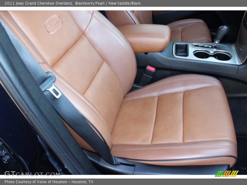 Blackberry Pearl / New Saddle/Black 2011 Jeep Grand Cherokee Overland