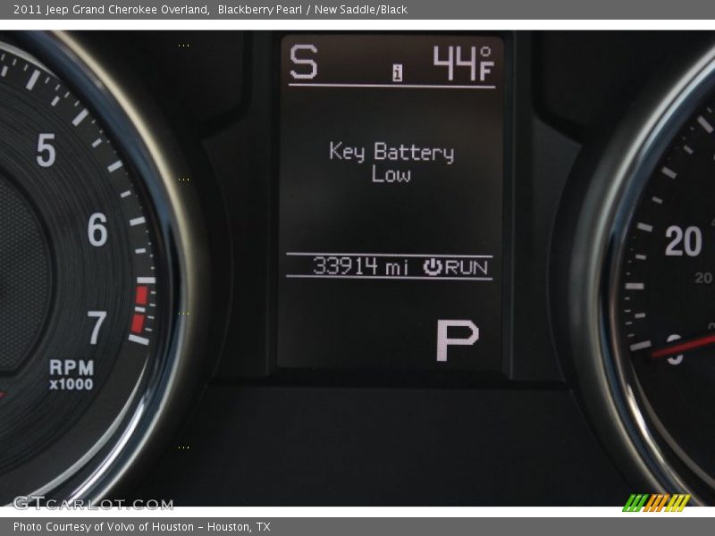 Blackberry Pearl / New Saddle/Black 2011 Jeep Grand Cherokee Overland