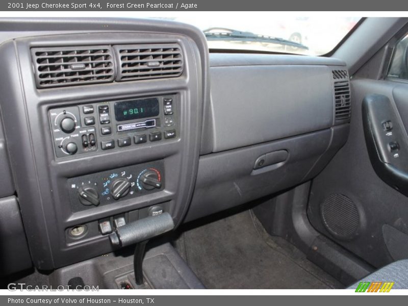 Forest Green Pearlcoat / Agate 2001 Jeep Cherokee Sport 4x4