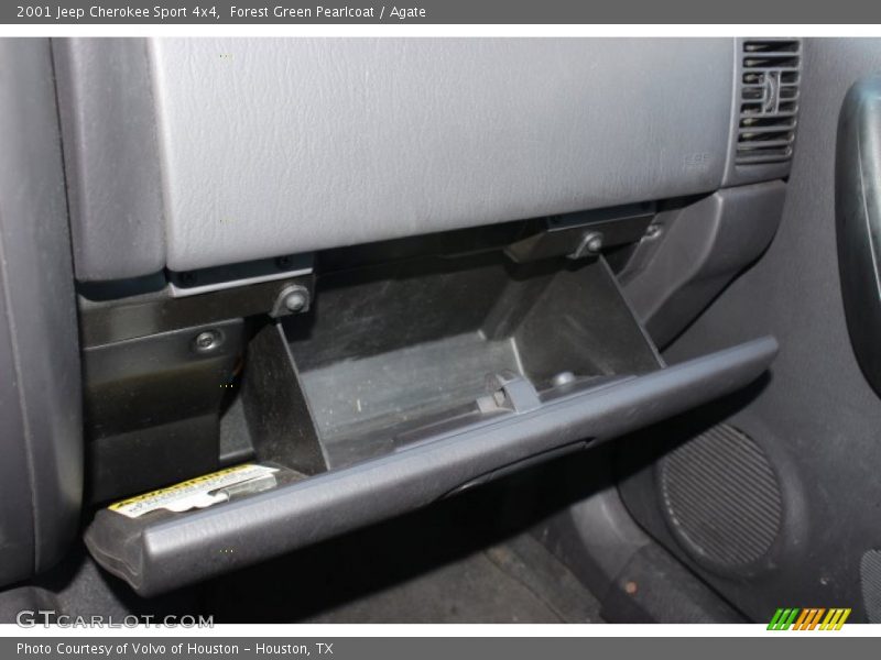 Forest Green Pearlcoat / Agate 2001 Jeep Cherokee Sport 4x4