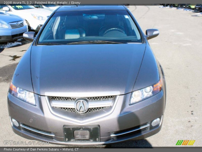 Polished Metal Metallic / Ebony 2008 Acura TL 3.2