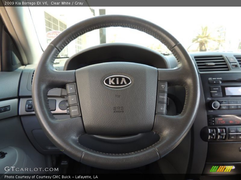 Clear White / Gray 2009 Kia Borrego EX V6