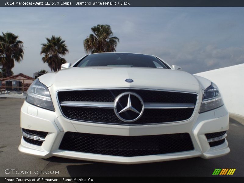Diamond White Metallic / Black 2014 Mercedes-Benz CLS 550 Coupe