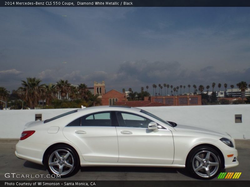 Diamond White Metallic / Black 2014 Mercedes-Benz CLS 550 Coupe