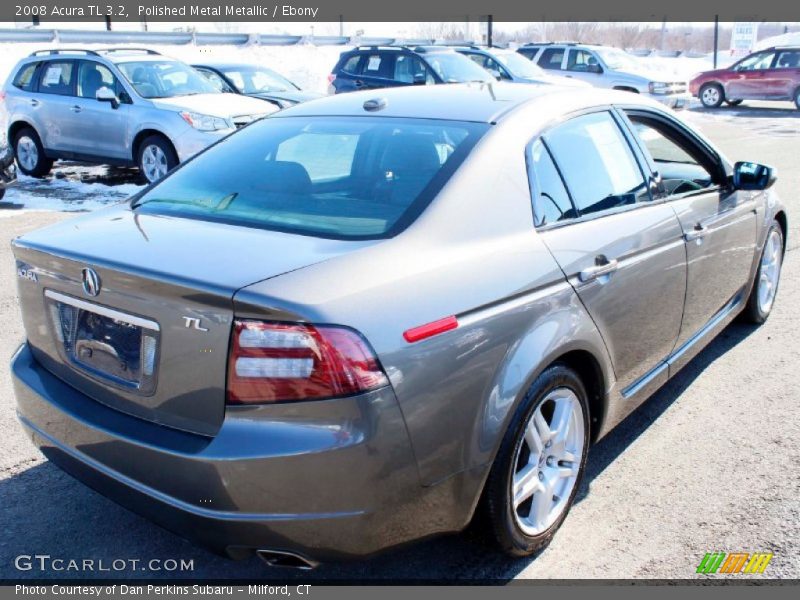 Polished Metal Metallic / Ebony 2008 Acura TL 3.2