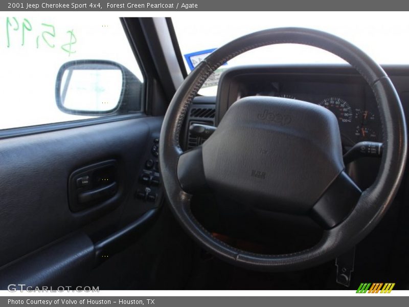 Forest Green Pearlcoat / Agate 2001 Jeep Cherokee Sport 4x4