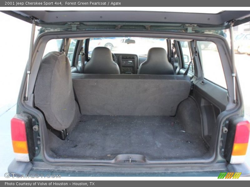 Forest Green Pearlcoat / Agate 2001 Jeep Cherokee Sport 4x4