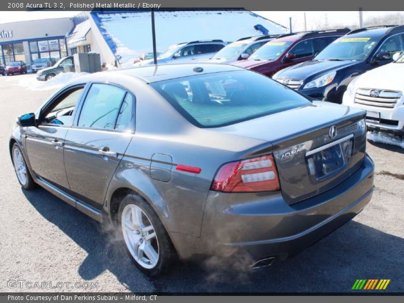 Polished Metal Metallic / Ebony 2008 Acura TL 3.2