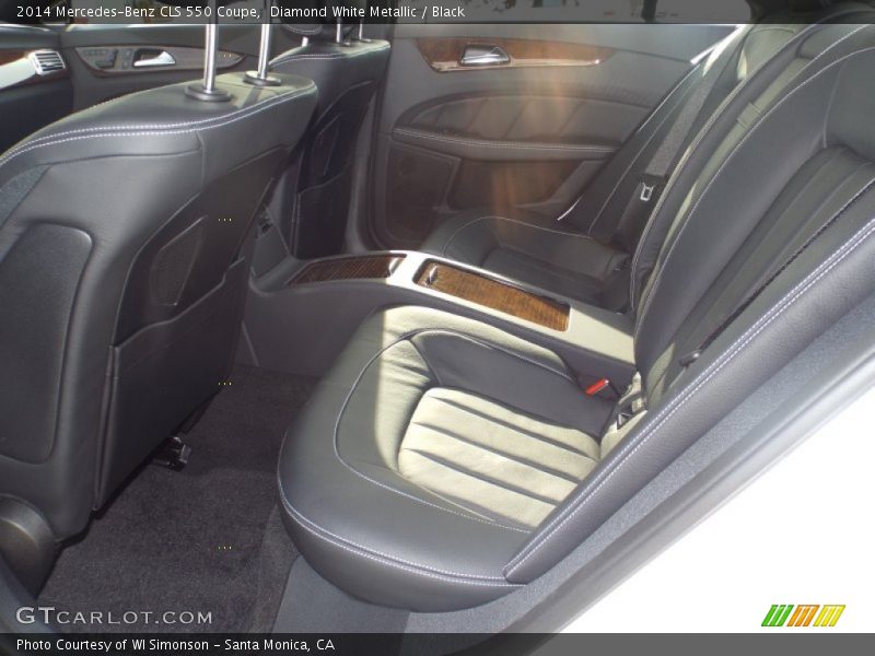 Diamond White Metallic / Black 2014 Mercedes-Benz CLS 550 Coupe