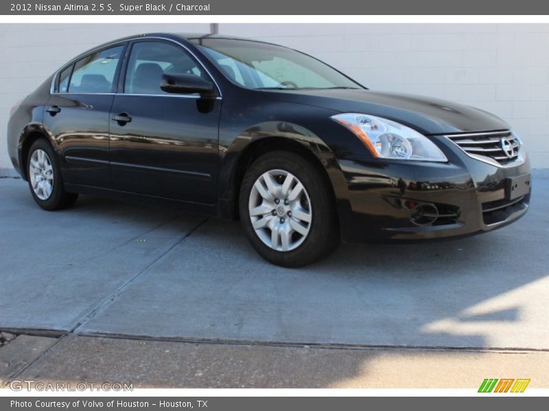 Super Black / Charcoal 2012 Nissan Altima 2.5 S