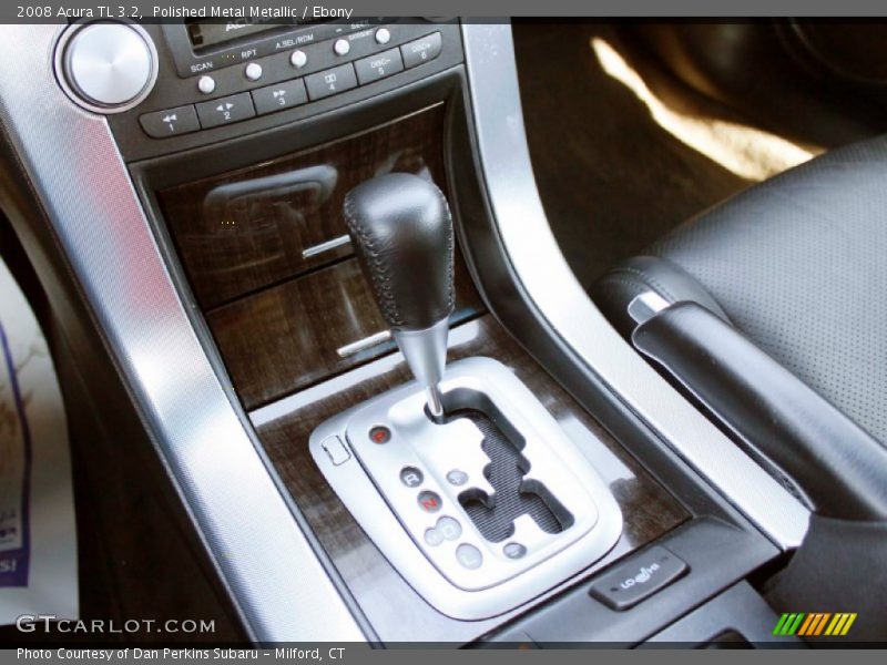 Polished Metal Metallic / Ebony 2008 Acura TL 3.2