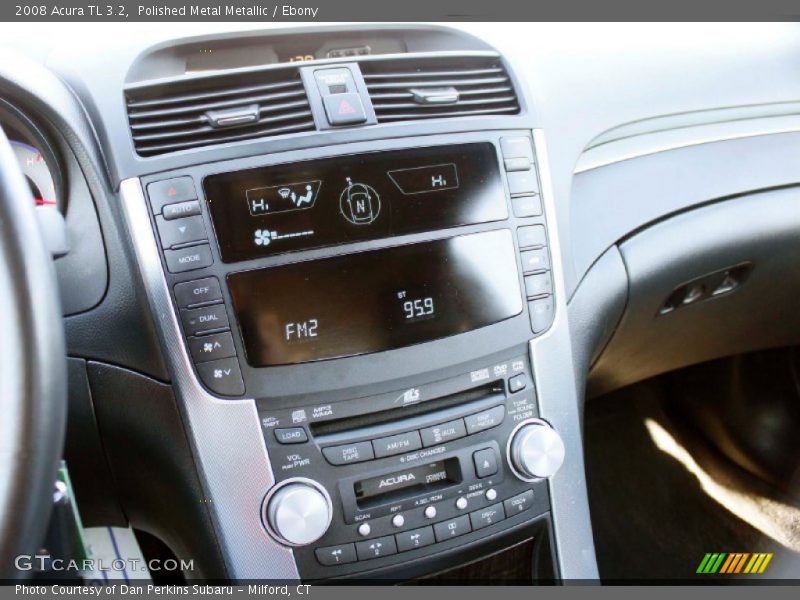 Polished Metal Metallic / Ebony 2008 Acura TL 3.2