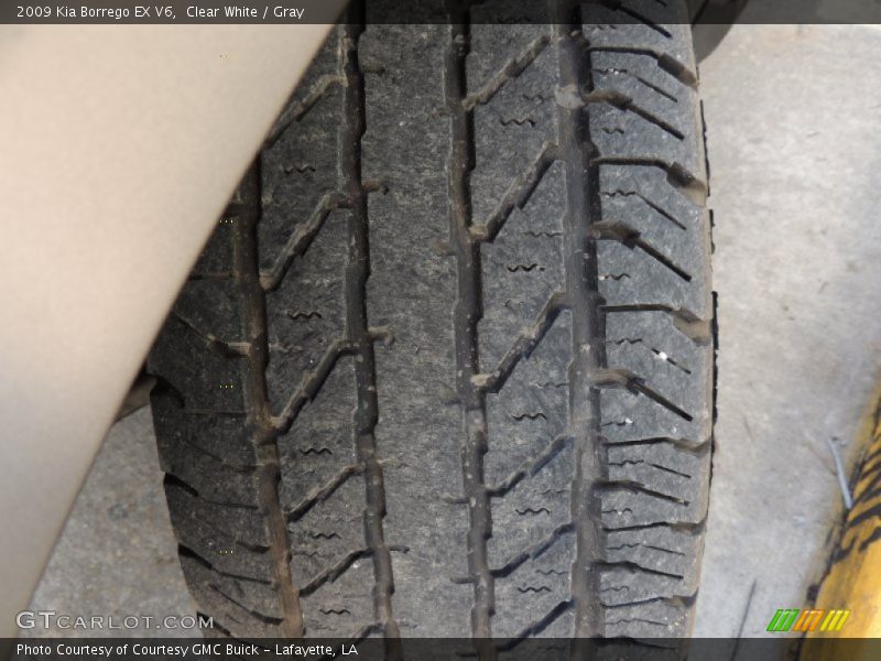 Clear White / Gray 2009 Kia Borrego EX V6