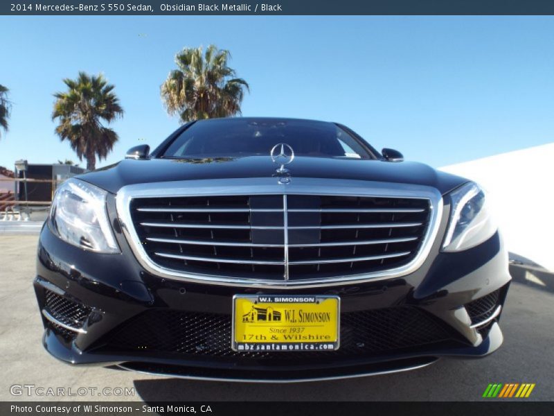 Obsidian Black Metallic / Black 2014 Mercedes-Benz S 550 Sedan