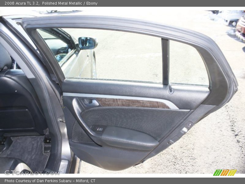 Polished Metal Metallic / Ebony 2008 Acura TL 3.2