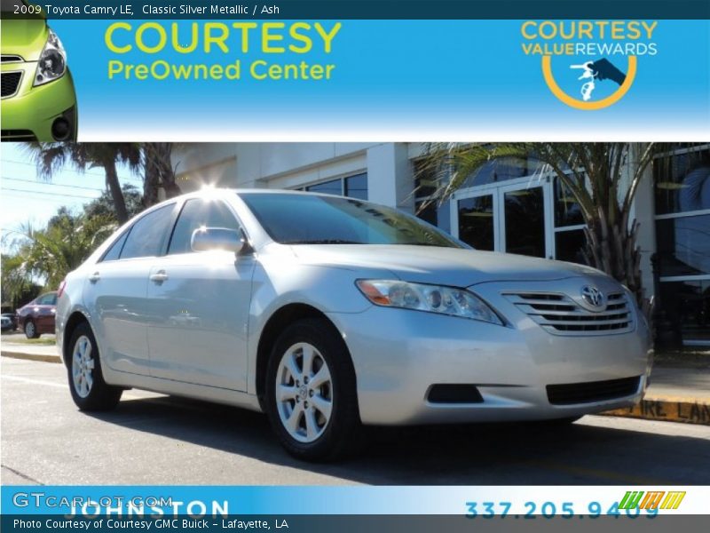 Classic Silver Metallic / Ash 2009 Toyota Camry LE