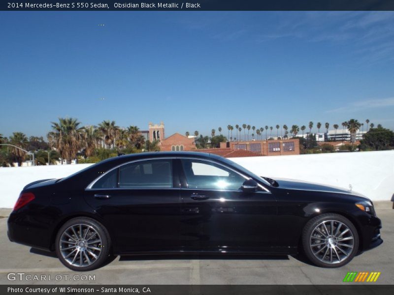 Obsidian Black Metallic / Black 2014 Mercedes-Benz S 550 Sedan