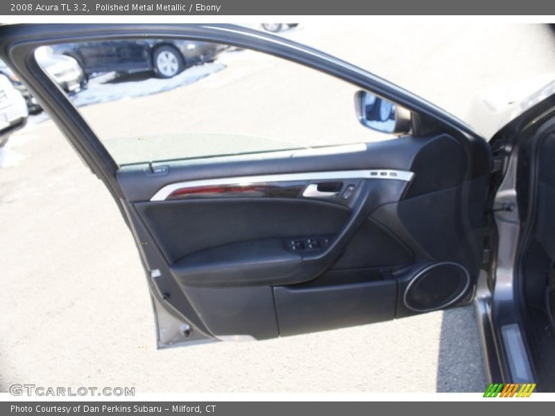 Polished Metal Metallic / Ebony 2008 Acura TL 3.2