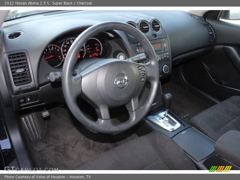 Super Black / Charcoal 2012 Nissan Altima 2.5 S