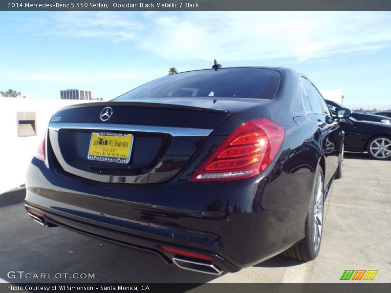 Obsidian Black Metallic / Black 2014 Mercedes-Benz S 550 Sedan