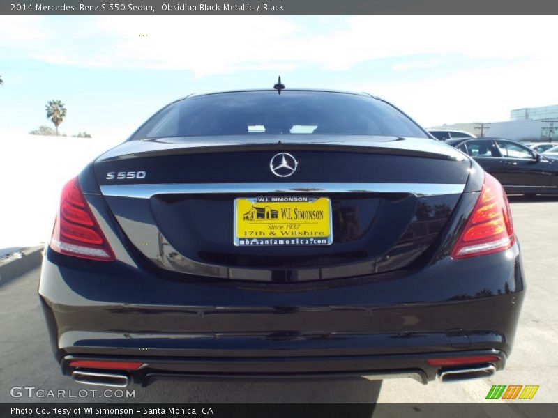 Obsidian Black Metallic / Black 2014 Mercedes-Benz S 550 Sedan