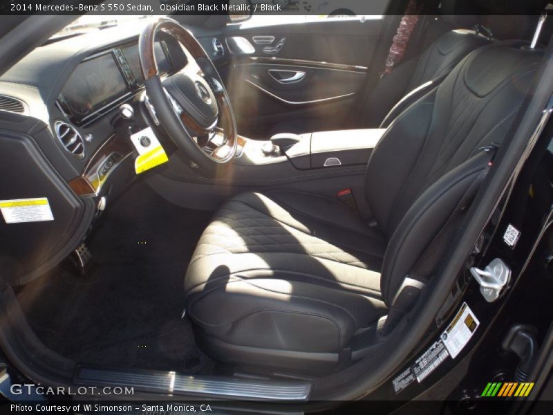 Obsidian Black Metallic / Black 2014 Mercedes-Benz S 550 Sedan