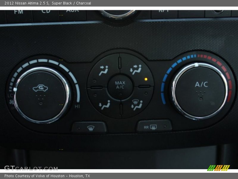Super Black / Charcoal 2012 Nissan Altima 2.5 S