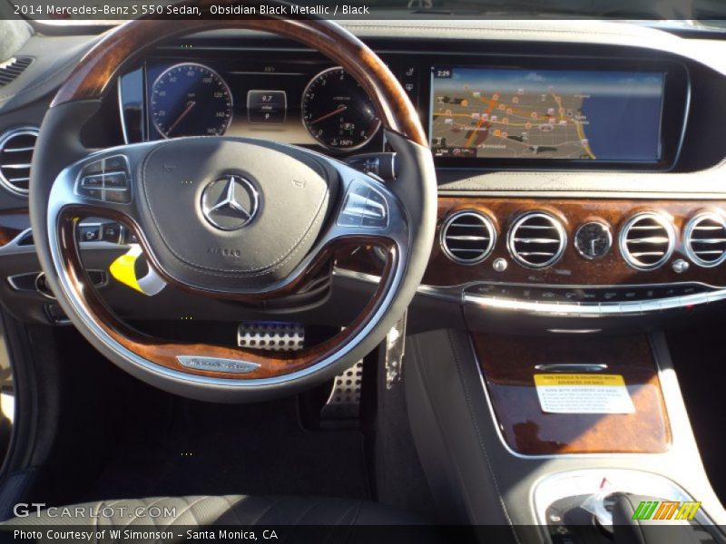 Obsidian Black Metallic / Black 2014 Mercedes-Benz S 550 Sedan