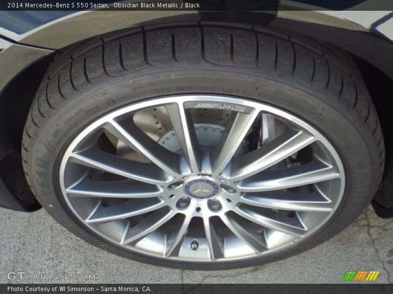 Obsidian Black Metallic / Black 2014 Mercedes-Benz S 550 Sedan