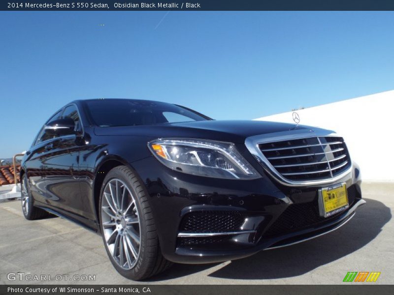 Obsidian Black Metallic / Black 2014 Mercedes-Benz S 550 Sedan
