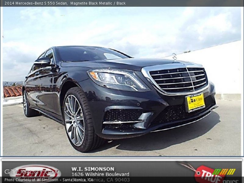 Magnetite Black Metallic / Black 2014 Mercedes-Benz S 550 Sedan
