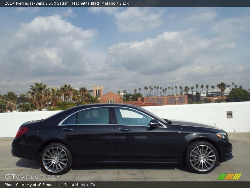 Magnetite Black Metallic / Black 2014 Mercedes-Benz S 550 Sedan