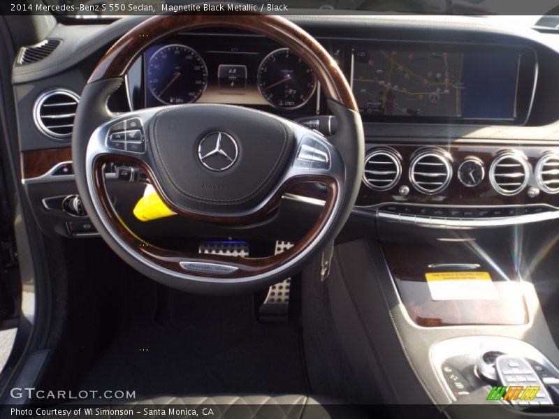 Magnetite Black Metallic / Black 2014 Mercedes-Benz S 550 Sedan