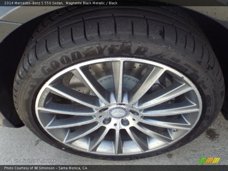 Magnetite Black Metallic / Black 2014 Mercedes-Benz S 550 Sedan