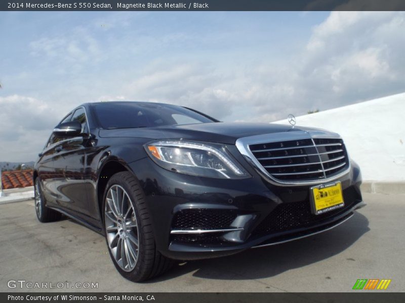 Magnetite Black Metallic / Black 2014 Mercedes-Benz S 550 Sedan