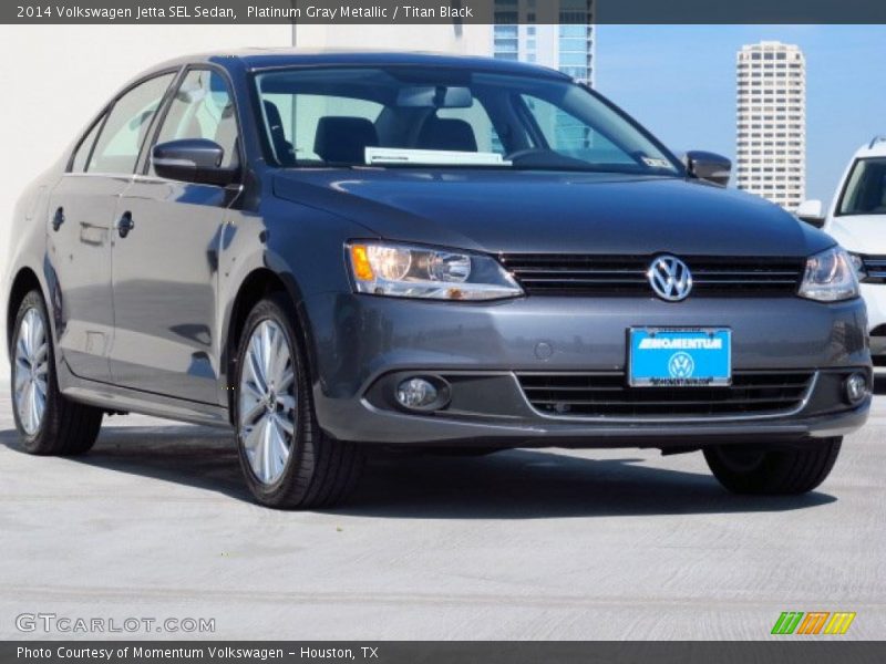 Platinum Gray Metallic / Titan Black 2014 Volkswagen Jetta SEL Sedan