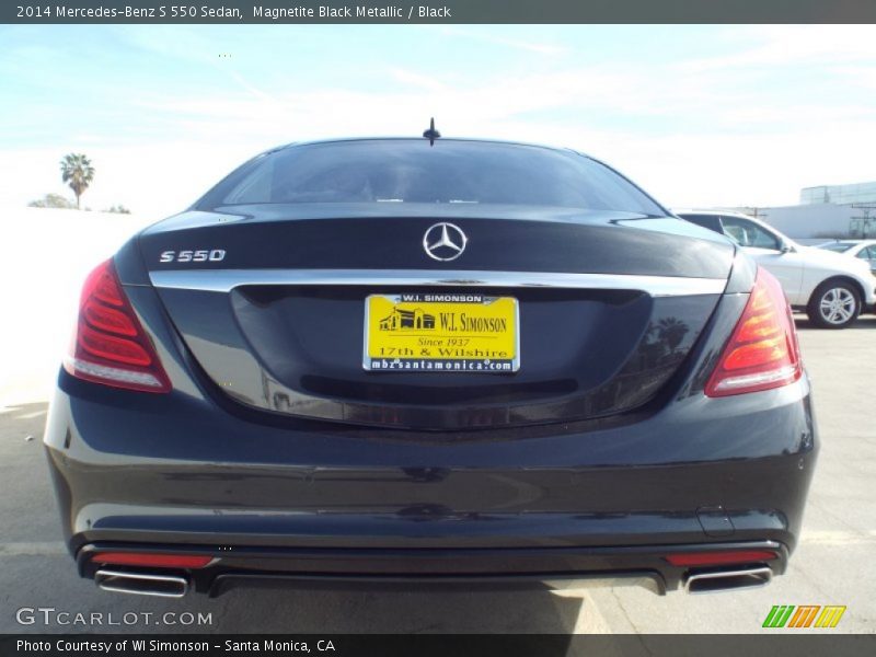 Magnetite Black Metallic / Black 2014 Mercedes-Benz S 550 Sedan