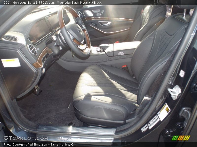 Magnetite Black Metallic / Black 2014 Mercedes-Benz S 550 Sedan